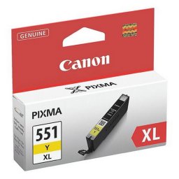 CLI-551YXL Tintapatron Pixma iP7250, MG5450, MG6350 nyomtatkhoz, CANON, srga, 11ml