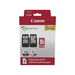 PG510/CL511 Tintapatron multipack + GP-501 fotpapr, Pixma MP240 nyomtathoz, CANON, feke...
