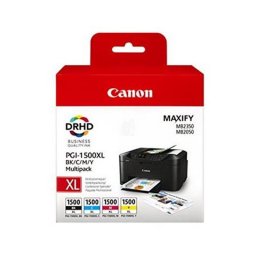PGI-1500XLKIT Tintapatron multipack Maxify MB2350 nyomtathoz, CANON, b+c+m+y, 34ml+3*12ml