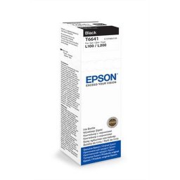 T66414A10 Tinta L100, 200mfp nyomtatkhoz, EPSON, fekete, 70ml