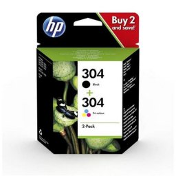 3JB05AE Tintapatron multipack Deskjet 2620, 2630 nyomtatkhoz, HP 304, fekete+sznes, 120+...
