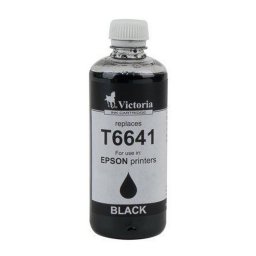 T66414 Tinta, L100, 200mfp nyomtatkhoz, VICTORIA TECHNOLOGY, fekete, 100ml
