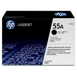 CE255A Lzertoner LaserJet P3015 nyomtathoz, HP 55A, fekete, 6k