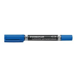 Alkoholos marker, 0,6/1,5 mm, kpos, ktvg, STAEDTLER "Lumocolor(R) duo 348", kk