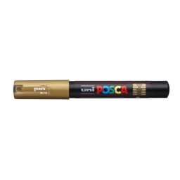 Dekormarker, 0,7-1,0 mm, UNI "Posca PC-1M", arany