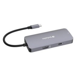 USB eloszt-HUB, USB-C PD/1xHDMI/1xRJ45/2xUSB-A 3.2 Gen1, VERBATIM