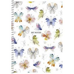 Spirlfzet, A5, kocks, 80 lap, kemnyfedeles, SHKOLYARYK "Classy book", vegyes