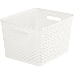 Rattan hats kosr, 18l, trtfehr, CURVER "My Style"