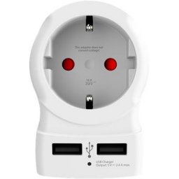 Adapter, Egyeslt Kirlysgba utazknak, USB, fldelt, SKROSS