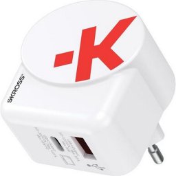 Hlzati tlt, 1xUSB-A, 1xUSB-C, PD, 65W, GaN, USB-C kbel, SKROSS