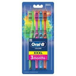 Oral-B Color Collection Manulis Fogkefe, 4 darab