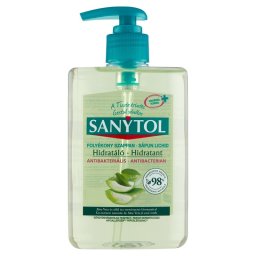 Sanytol antibakterilis hidratl folykony szappan aloe vera s zld tea 250 ml