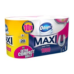 Ooops! Maxi DUO 1000 2 rteg 2tekercses paprtrl