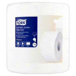 TORK Tork Soft Mini Jumbo T2 toalettpapr 2 rteg 2 tekercs 1 x 0 / 1142