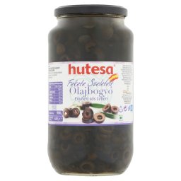 Hutesa fekete szeletelt olajbogy enyhn ss lben 900 g