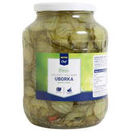 METRO Chef Szeletelt Hullmos Uborka Ecetes Lben 1,6 kg