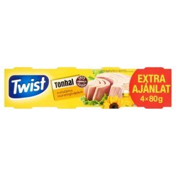TWIST tonhaltrzs napraforgolajban 4 x 80 g (320 g)