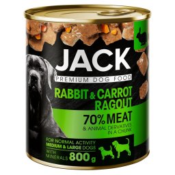 Jack Premium teljes rtk eledel felntt kutyk minden fajtja szmra nylhssal s rpval 800 g