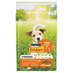 Friskies Purina Mini Menu csirkvel s zldsgekkel szraz kutyaeledel 1,5 kg