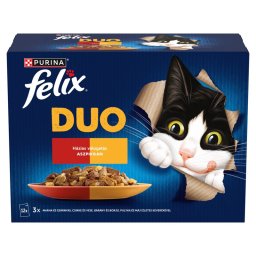 felix Purina Fantastic Duo hzias vlogats aszpikban nedves macskaeledel 12 x 85 g (1,02 kg)