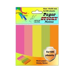 Jellcmke 15x50mm, 5x100lap papr, neon sznek Antilop