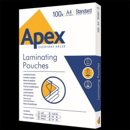 Laminl flia A4, 100 mic. 100 db/doboz, Apex Standard