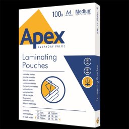 Laminl flia A4, 125mic. 100 db/doboz, Apex Medium