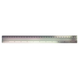 Vonalz 30cm, alumnium Bluering(R)