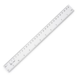 Vonalz 30cm, kemny manyag Bluering(R)