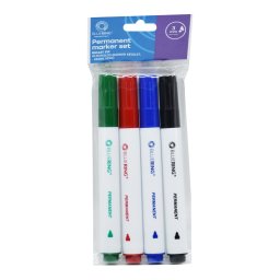 Alkoholos marker kszlet, 3mm, kerek hegy 4-es kszlet Bluering(R)