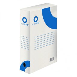 Archivl doboz boxy A4, 80mm gerinccel karton Bluering(R)