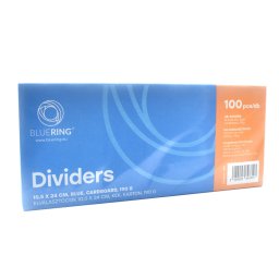 Elvlasztcsk, karton 190g. 10,5x24cm, 100 db/csomag, Bluering(R) kk