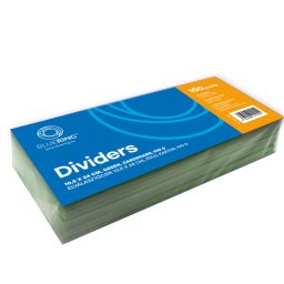 Elvlasztcsk, karton 190g. 10,5x24cm, 100 db/csomag, Bluering(R) zld