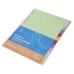 Elvlasztlap, sznes karton 12 rszes Bluering(R)