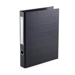 Gyrsknyv A4, 3,5cm, 4 gyrs PP/PP Bluering(R) Prmium fekete