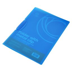 Gyorsfz klip mappa A4, manyag 30laphoz manyag klippes Bluering(R) kk