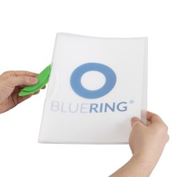 Gyorsfz klip mappa A4, manyag 30laphoz manyag klippes Bluering(R) zld