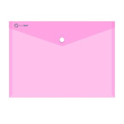 Irattart tasak A4, PP patentos Bluering(R) transzparens pink