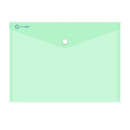 Irattart tasak A4, PP patentos Bluering(R) transzparens zld