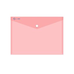 Irattart tasak A5, PP patentos Bluering(R) transzparens piros