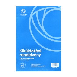 Kikldetsi rendelvny a hivatali, zleti utazs kltsgtrtshez A4, ll 25x2lapos B.18-73/UJ Bluering(R)