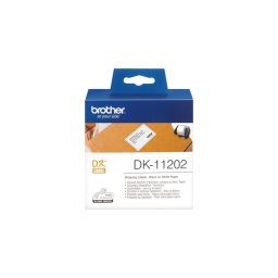 Etikett cmke, 62x100mm, Brother DK11202 300 db cmke/doboz fehr ORIGINAL