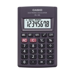 Zsebszmolgp 8 digit Casio HL 4 fekete