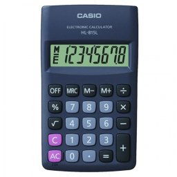 Zsebszmolgp 8 digit Casio HL 815 l bk fekete