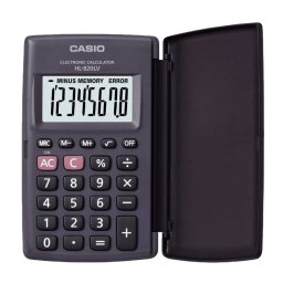 Zsebszmolgp 8 digit gykvons Casio HL 820LV fekete