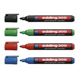 Alkoholos marker 1,5-3mm, kerek Edding 300, 4 klf.szn