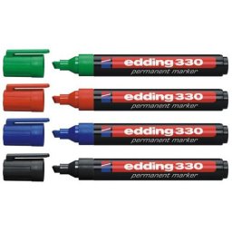 Alkoholos marker 1-5mm, vgott Edding 330 piros