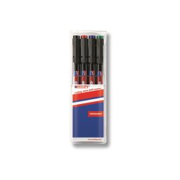 Alkoholos marker kszlet, 0,3mm, 140S OHP Edding, 4 klf. szn