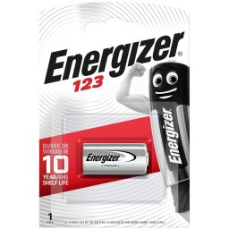 Elem CR123A ltium fotelem 1 db/csomag, Energizer