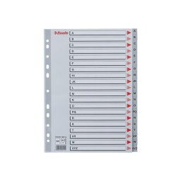 Regiszter A4, A-Z manyag Esselte szrke